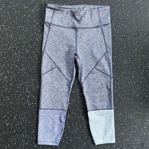 GAP FIT 7/8 length Color block space dyed leggings in size PETITE SM